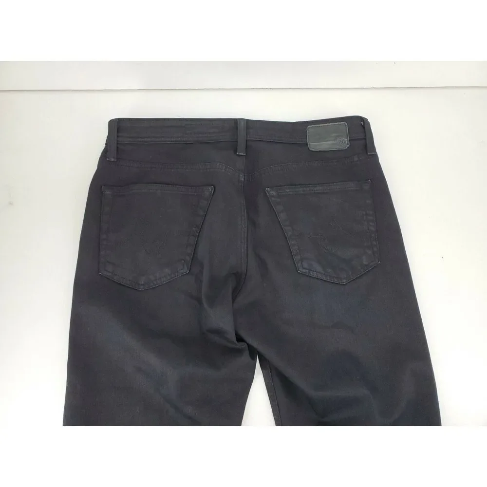Adriano Goldschmied AG Jeans Protege Size 33 Straight Leg Black (Measures 35x29)
